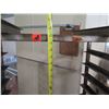 Image 8 : Tall Rolling Open Holding Pan Rack Cabinet Wide 18"x26"x68"H