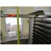 Image 8 : Tall Rolling Open Holding Pan Rack Cabinet Wide 18"x26"x68"H