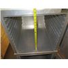 Image 8 : BevLes Rolling Metal 2 Section Enclosed Holding Pan Rack Cabinet 26"x20"x48"H