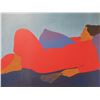 Image 2 : Hawaiian Woman Laying Down Artwork 164/350 Signed Pegge Hopper 41"x28"