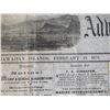 Image 3 : Commercial Advertiser Honolulu Hawaiian Islands Feb 1875 Newspaper Page