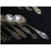 Image 8 : Qty 20 Collector Spoons: Louisiana, New Mexico, Naval Review, (Some Sterling)