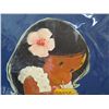 Image 2 : Hawaiian Keiki Girl w/ Pineapple Drink Artwork 20"x30"