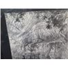 Image 2 : Framed Home w/ Palms Trees Print Signed M.Alisa 71, 16"x20"