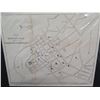 Image 2 : Framed Map of Honolulu December 27, 1893 Proven by Mr. Emerson 16"x20"