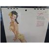 Image 2 : July 1946 Calendar Girl in Bikini Artwork Stamped a. Varga Esq. 8.5"x12"