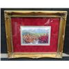 Image 1 : Framed 'Kauhi's Last Stand at Ka'anapali' Artwork 12"x10"