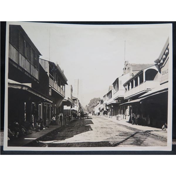 Town Street Vintage Photo 8.5 x6.5 