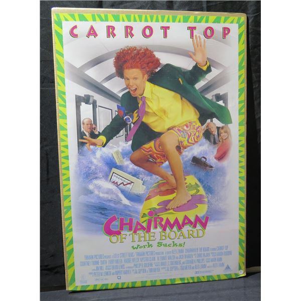 Carrot Top Chairman of the Board Work Sucks Movie Promo Art 28"x41"