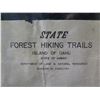 Image 2 : State Forest Hiking Trails island of Oahu w/ Trail Chart Map 23"x17"