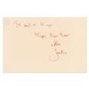 Image 2 : Jacqueline Kennedy Autograph Letter Signed