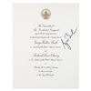 Image 1 : George W. Bush and Dick Cheney (2) Signed Inaugural Items