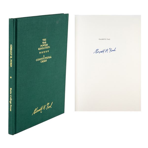 Gerald Ford Signed Book