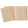 Image 1 : George Washington: Samuel Bayard (2) Autograph Letters Signed