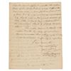 Image 2 : George Washington: Samuel Bayard (2) Autograph Letters Signed