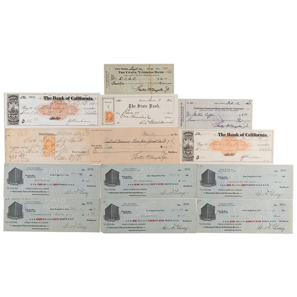 Businessmen (13) Signed Checks