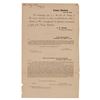 Image 1 : Salmon P. Chase: Civil War Circular from the Treasury Department