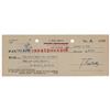 Image 1 : J. Paul Getty Signed Check
