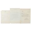 Image 1 : Moshe Sharett (3) Signed Letters