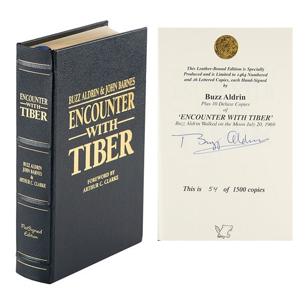 Buzz Aldrin Signed Book