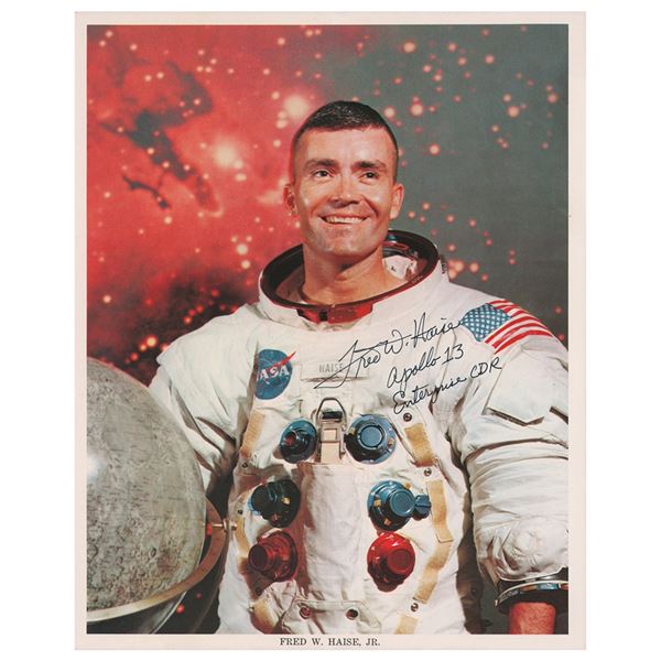 Fred Haise Signed Photograph