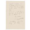 Image 2 : Gustave Caillebotte Autograph Letter Signed