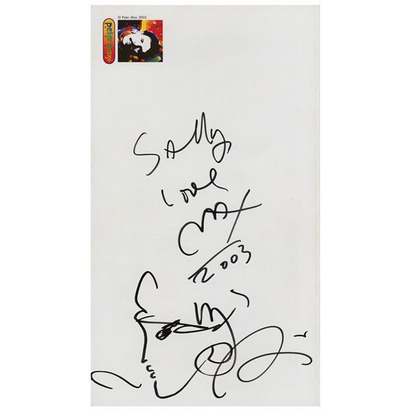 Peter Max Signed Sketch