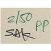 Image 2 : Pablo Picasso: Steve Kaufman Signed Silkscreen