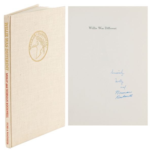 Norman Rockwell Signed Book