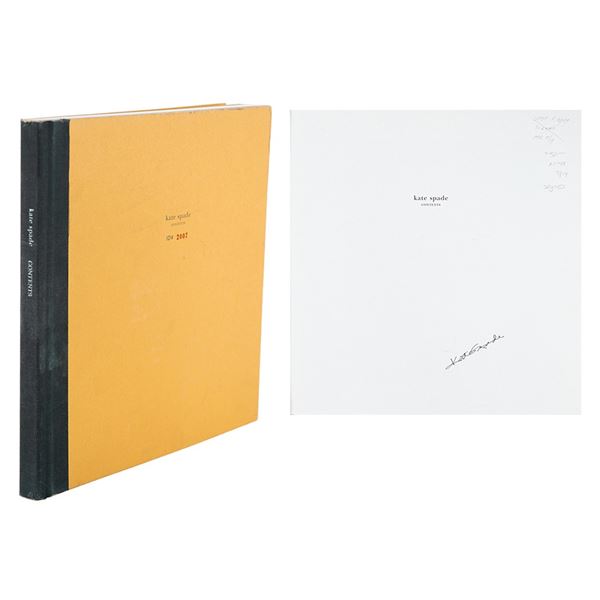 Kate Spade Signed Book