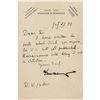 Image 1 : Lord Dunsany Letter Signed