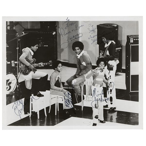 Jackson 5 Signed Photograph