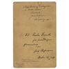 Image 2 : Josef Hoffmann Signed Photograph