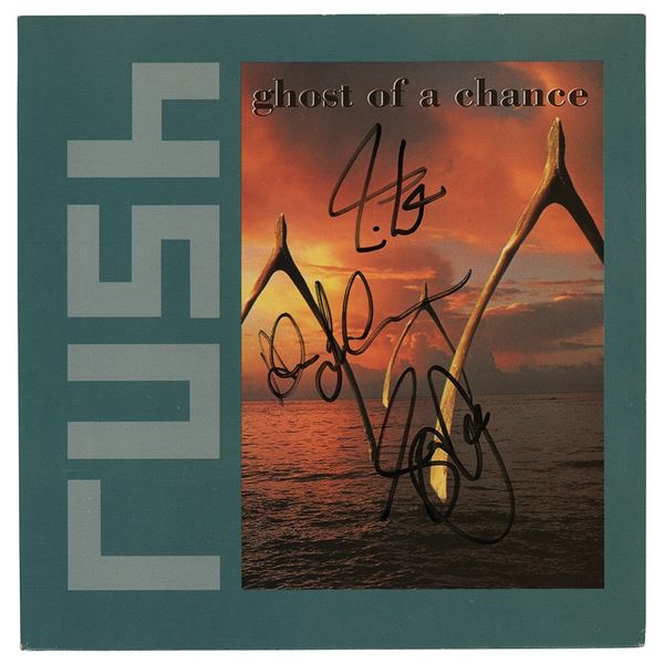 Rush Signed 45 RPM Record