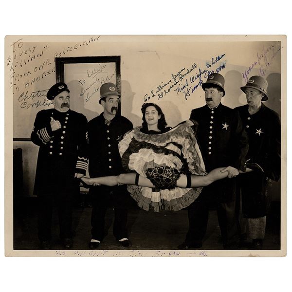 Keystone Cops Signed Photograph