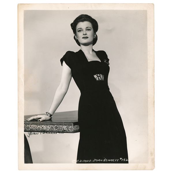 Joan Bennett Signed Photograph