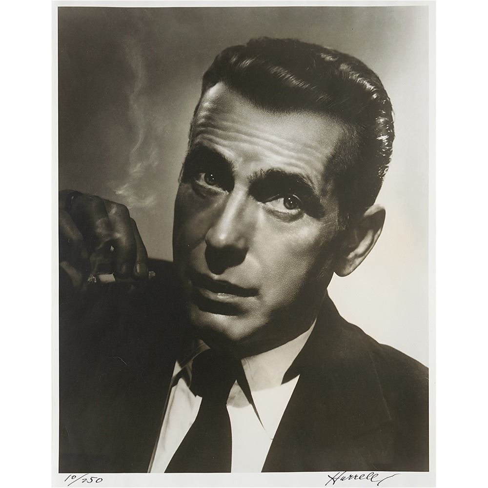 George Hurrell Signature George Hurrell Signed Photograph: Humphrey Bogart