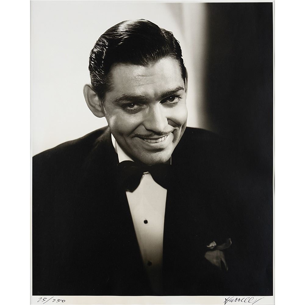 George Hurrell Signature George Hurrell Signed Photograph: Clark Gable