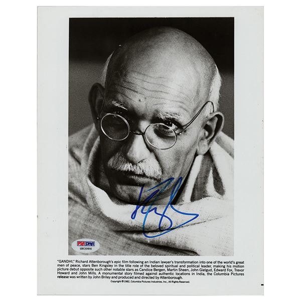 Ben Kingsley Signed Photograph