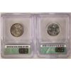 Image 2 : 2 WASHINGTON SILVER QUARTERS: 1951 ICG MS65 &