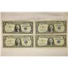 Image 1 : 4-1957 $1 SILVER CERTIFICATES BLUE SEALS