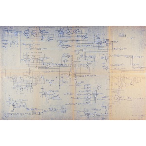 Allan Alcorn: Original Pong Schematics (c. 1972)