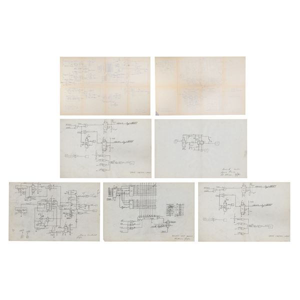 Allan Alcorn: Original Space Race Hand-Drawn Schematics (c. 1973)