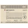 Image 1 : Apple Stock Certificate