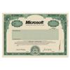 Image 1 : Microsoft Stock Certificate