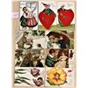 Image 1 : Group of 24 Nister Holiday, Children Greeting Postcards
