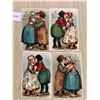 Image 1 : 4 Tuck Brundage Valentine Dutch Children Holiday Postcards