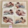Image 2 : Group of 4 Different Sets & Partial Sets of Ladies Signed Artist Postcards