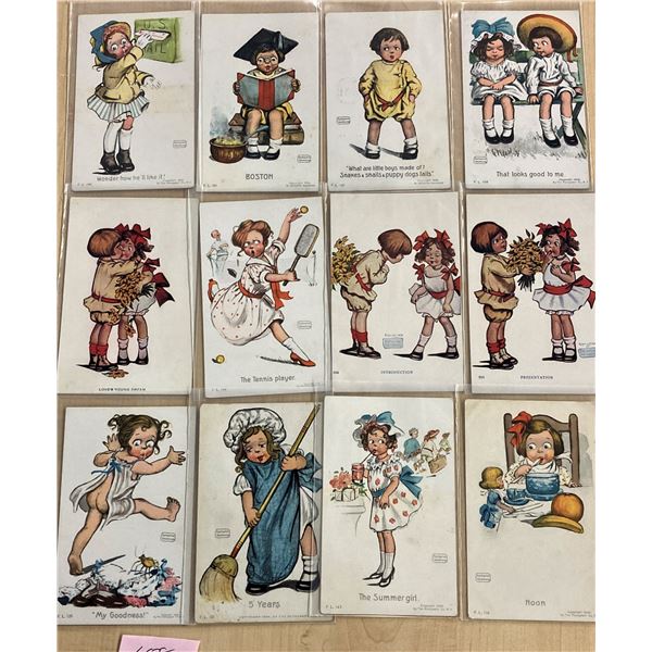 16 Katharine Gassaway Signed Artist Children Greeting Postcards