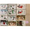 Image 1 : 25 P. Ebner Signed Artist Holiday Children Greeting Postcards